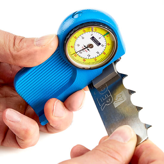 sawmill blade set checker